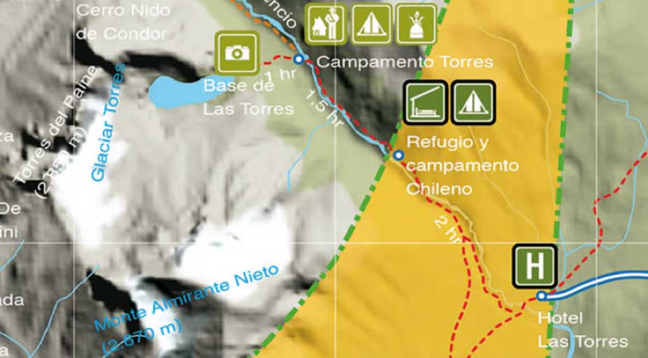 Hike to the Towers Map
